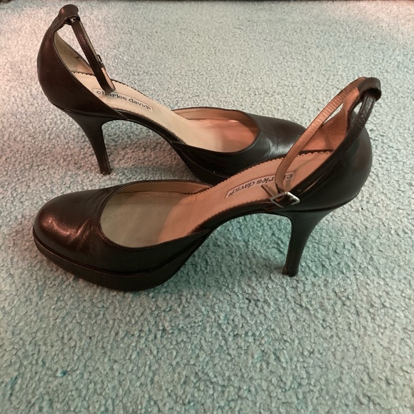 Charles David 4” Ankle Strap Heels - Picture 2 of 7